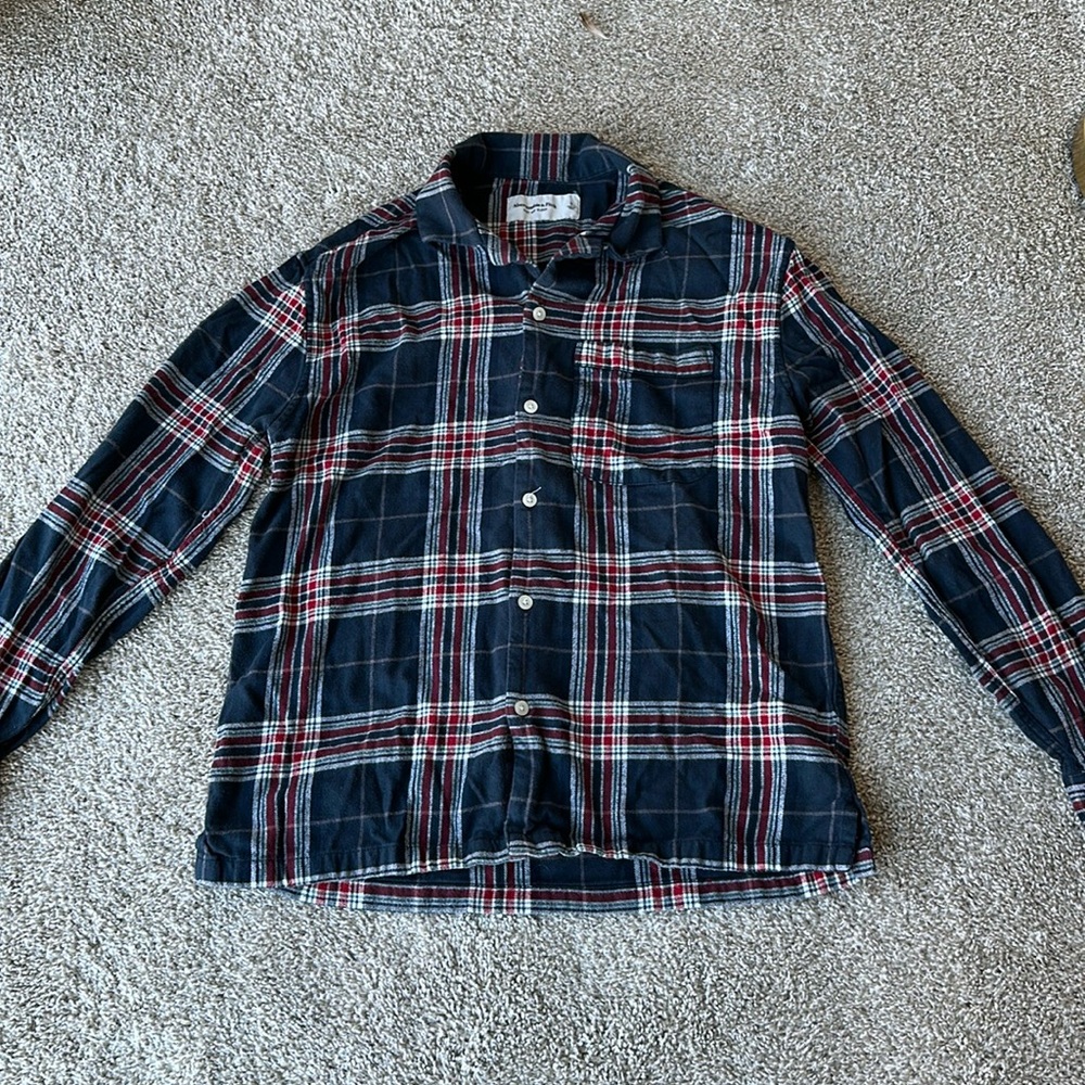 Abercrombie Soft A&F Sleep Flannel Pajama Set